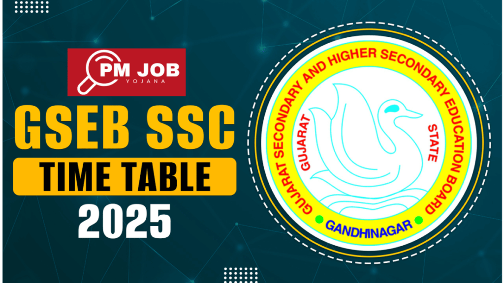 GSEB SSC Board Exam 2025: