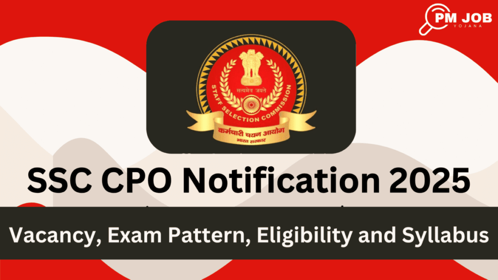 SSC CPO 2025 Notification